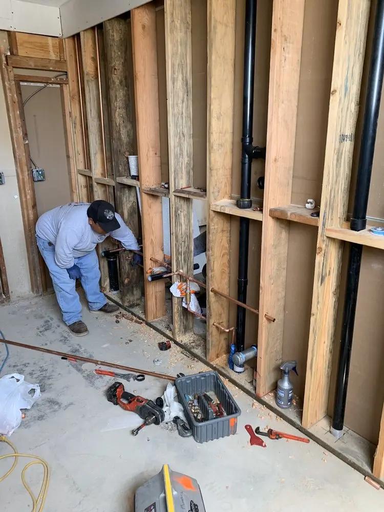 Commercial rough-in plumbing for Gas Line Repair in Grandview Grove